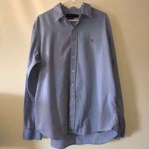 Mens Ralph Lauren Chambray Oxford Size XL